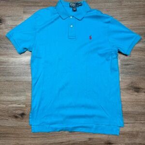 Blue polo ralph lauren polo shirt